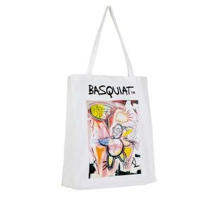 Basquiat Print Cotton Tote Bag